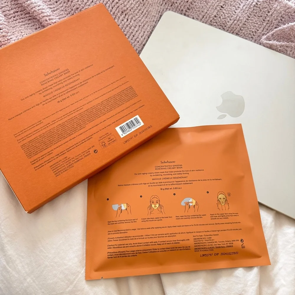 Sulwhasoo Concentrated Ginseng Renewing Face Mask